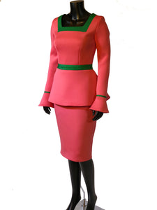 Regal Bell Sleeve Dress (2 color options)