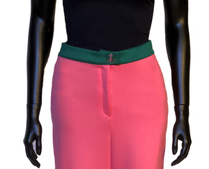 Regal Pant - Pink/Green or All Green